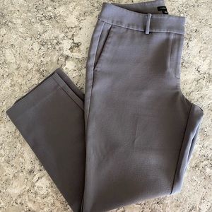 EUC Ann Taylor Factory grey flat front trousers, size 6